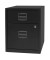 Rollcontainer PFAM1S1F-633 PFA, schwarz, 2 Schubladen, Metall, abschlie&szlig;bar