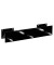 Wandgarderobe 52135, Metall, mit 5 Haken, schwarz, 1 Stück