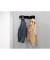 Wandgarderobe 52135, Metall, mit 5 Haken, schwarz, 1 Stück