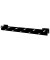 Wandgarderobe 50135, Metall, mit 11 Haken, schwarz, 1 Stück