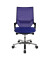 Bürostuhl Autosyncron-1-Alu, blau / silber, bis 110kg