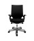 Bürostuhl Autosyncron-2-Alu, schwarz / silber, bis 110kg