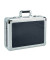 Notebook-Attach&eacute;koffer Carbon-Look schwarz/silber bis 17 Zoll