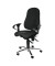 Bürostuhl Sitness 10, schwarz / chrom, mit Armlehnen, bis 110kg