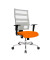 Bürodrehstuhl X-Pander ohne Armlehnen orange/weiß