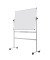 Stativdrehtafel-Whiteboard Maya, QR0504, 180x120cm, emailliert, Aluminiumrahmen