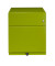 Rollcontainer NWA59M7SF604 Note, gr&uuml;n, 2 Schubladen, Metall, abschlie&szlig;bar