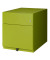 Rollcontainer NWA59M7SF604 Note, gr&uuml;n, 2 Schubladen, Metall, abschlie&szlig;bar