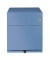 Rollcontainer NWA59M7SF605 Note, blau, 2 Schubladen, Metall, abschlie&szlig;bar