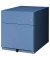 Rollcontainer Note NWA59M7SF605 Metall blau, 1 normale Schublade, mit extra Hängeregisterauszug, abschließbar