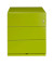 Rollcontainer NWA59M7SSS604 Note, gr&uuml;n, 3 Schubladen, Metall, abschlie&szlig;bar