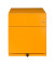 Rollcontainer Note NWA59M7SF641 Metall gelb, 1 normale Schublade, mit extra Hängeregisterauszug, abschließbar