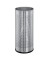 Schirmständer 3371-23, Edelstahl, rund, silber