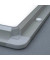 Schaukasten ECO 4 x A4 Metallrückwand weiß, silber magnetisch