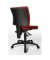 Bürostuhl U50, rot / schwarz, bis 110kg