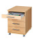 Rollcontainer 05277Z Holz buche, 3 normale Schubladen, mit extra Utensilienauszug
