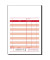  KC621 Kassenblock mit Additionsblatt paginiert