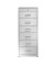 Karteischrank grau 6 Schubladen BVB365K2SD 7035/7035
