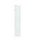 Schließfachschrank CLK124696, Metall, 1 Abteil mit 4 Fächern, abschließbar, 30,5x180,2cm (BxH), weiß