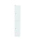 Spind CLK182696, Metall, 1 Abteil mit 2 Fächern, abschließbar, 30,5x180,2cm (BxH), weiß