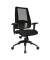 Bürodrehstuhl Lady Sitness Deluxe schwarz LT20B0 W500 ohne Armlehnen