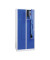 Spind 106568, Metall, 2 Abteile mit 4 Fächern, abschließbar, 80x180cm (BxH), blau