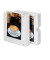 Präsentationsringbuch 9302-00201, A4+ 4 Ringe 40mm Ring-Ø PVC-kaschiert, 3 Außentaschen, 1 Innentasche, weiß