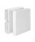 Präsentationsringbuch 9302-00201, A4+ 4 Ringe 40mm Ring-Ø PVC-kaschiert, 3 Außentaschen, 1 Innentasche, weiß