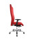 Bürostuhl Big Star 30, rot / silber, mit Armlehnen, bis 150kg