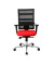 Bürodrehstuhl Sitness X-Pander Plus mit Armlehnen rot SI959WGT310