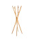 Garderobenständer Mikado 4900004100, mit 12 Haken, Holz, bambus