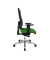 Bürostuhl Sitness 60, grün / silber, mit Armlehnen, bis 110kg
