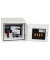 Feuerschutztresor FS1281F MKII Titan 19 l 30kg signalweiß mit Fingerabdruckschloss Stahl