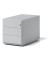 Rollcontainer BLYA79M7SSS645 Note, lichtgrau, 3 Schubladen, Stahl, abschlie&szlig;bar