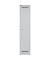 Schließfachschrank Light GL04S1245, Metall, 1 Abteil mit 3 Fächern, abschließbar, 30x185cm (BxH), lichtgrau