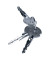 Tresor 8011247 18 L 11kg dunkelgrau mit Zylinderschloss Metall