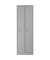 Spind 103487, Metall, 2 Abteile mit 2 Fächern, abschließbar, 60x180cm (BxH), lichtgrau