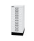Schubladenschrank MultiDrawer™ 29er Serie L2910S696, Stahl, 10 Schubladen (Vollauszug), A4, 27,8 x 67 x 38 cm, mit Sockel, weiß