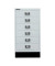 Schubladenschrank MultiDrawer™ 29er Serie L29A36S645, Stahl, 6 Schubladen (Vollauszug), A3, 34,9 x 67 x 43,2 cm, mit Sockel