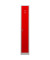 Spind 104754, Metall, 1 Abteil mit 1 Fach, abschließbar, 30x180cm (BxH), rot