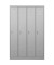 Spind 105031, Metall, 4 Abteile mit 4 Fächern, abschließbar, 117x180cm (BxH), lichtgrau