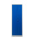 Spind 103448, Metall, 2 Abteile mit 2 Fächern (1 Verschluss je 2 Fächer), abschließbar, 60x180cm (BxH), blau