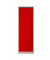 Spind 103450, Metall, 2 Abteile mit 2 Fächern (1 Verschluss je 2 Fächer), abschließbar, 60x180cm (BxH), rot