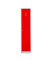 Spind 104914, Metall, 1 Abteil mit 1 Fach, abschließbar, 40x180cm (BxH), rot