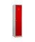 Spind 104918, Metall, 1 Abteil mit 1 Fach, abschließbar (Schloss separat erhältlich), 40x180cm (BxH), rot