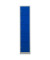 Schließfachschrank 110889, Metall, 1 Abteil mit 5 Fächern, abschließbar, 41x190cm (BxH), blau