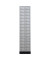 Schließfachschrank 111526, Metall, 2 Abteile mit 20 Fächern, abschließbar, 46x195cm (BxH), lichtgrau