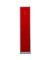 Spind 104954, Metall, 1 Abteil mit 1 Fach, abschließbar, 40x180cm (BxH), rot