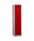Spind 104954, Metall, 1 Abteil mit 1 Fach, abschließbar, 40x180cm (BxH), rot