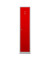Spind 104958, Metall, 1 Abteil mit 1 Fach, abschließbar (Schloss separat erhältlich), 40x180cm (BxH), rot